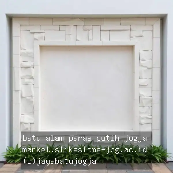 batu alam paras putih jogja