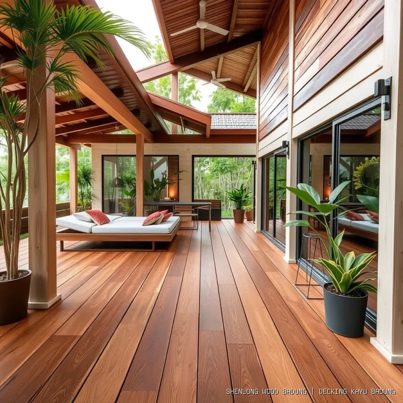 Decking Kayu Badung