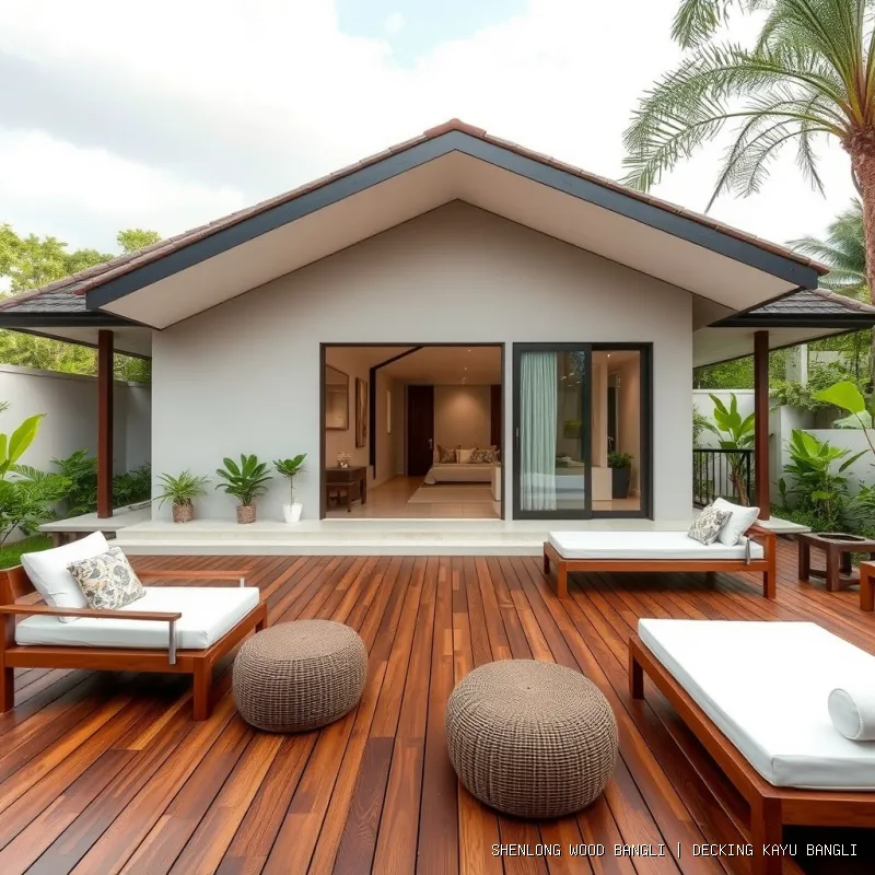 decking kayu Bangli