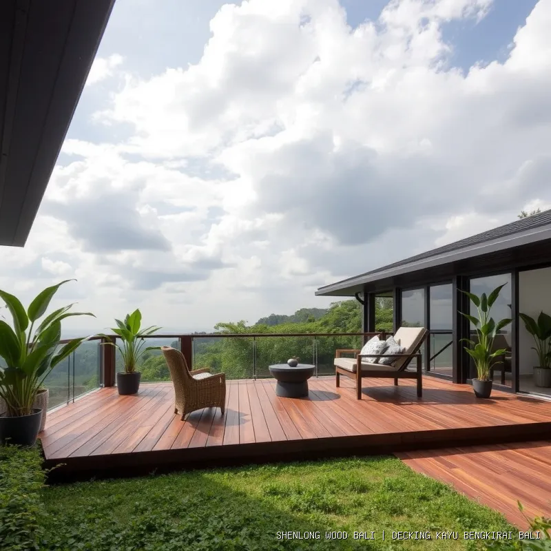 Decking Kayu Bengkirai Bali
