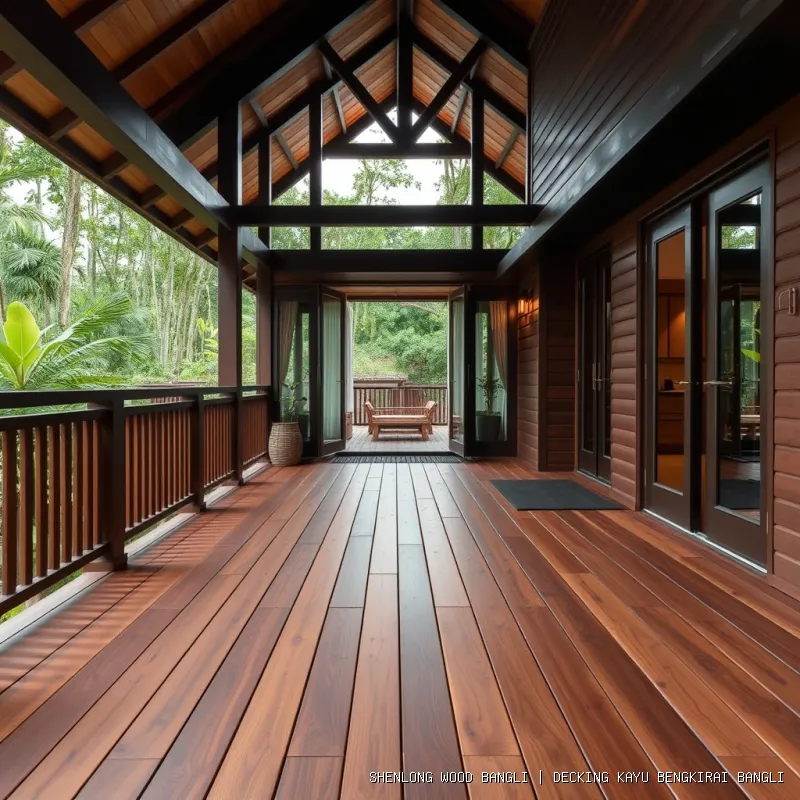 decking kayu bengkirai Bangli