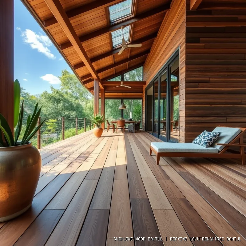 Decking Kayu Bengkirai Bantul