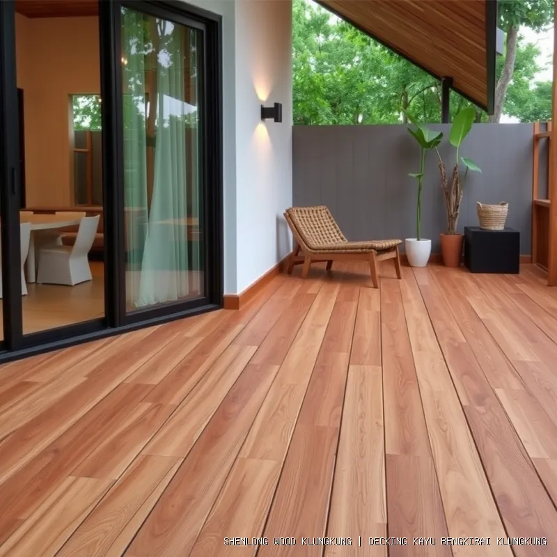 Decking Kayu Bengkirai Klungkung
