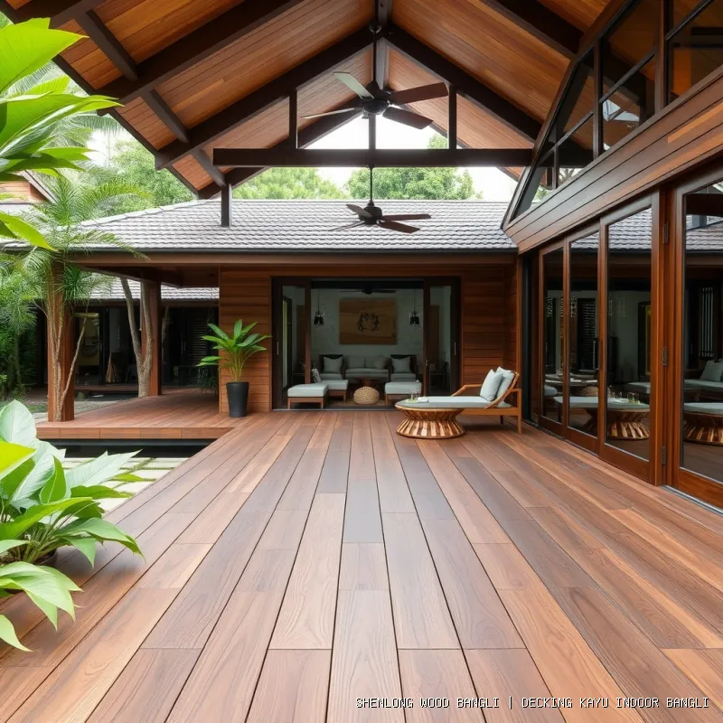 decking kayu indoor Bangli