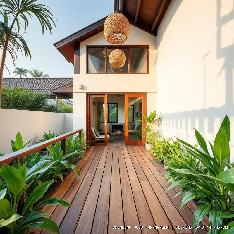Decking Kayu Karangasem