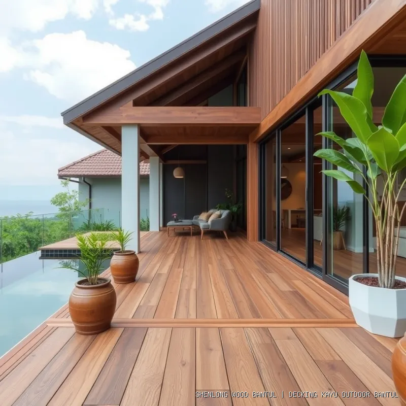 Decking Kayu Outdoor Bantul