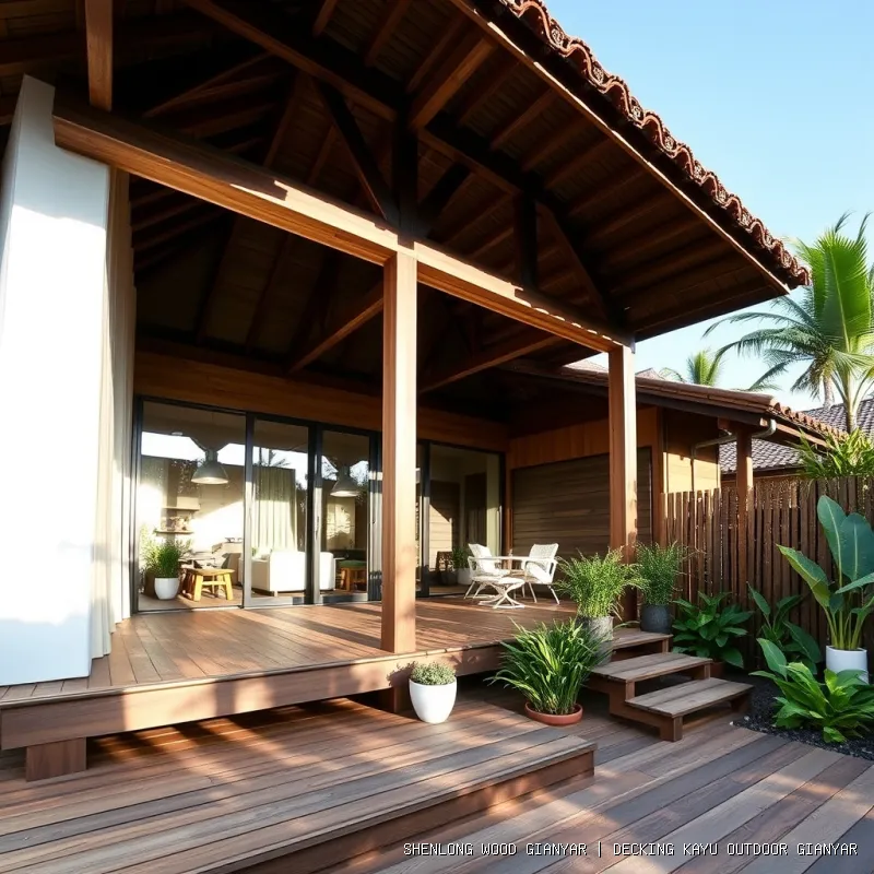 Decking Kayu Outdoor Gianyar