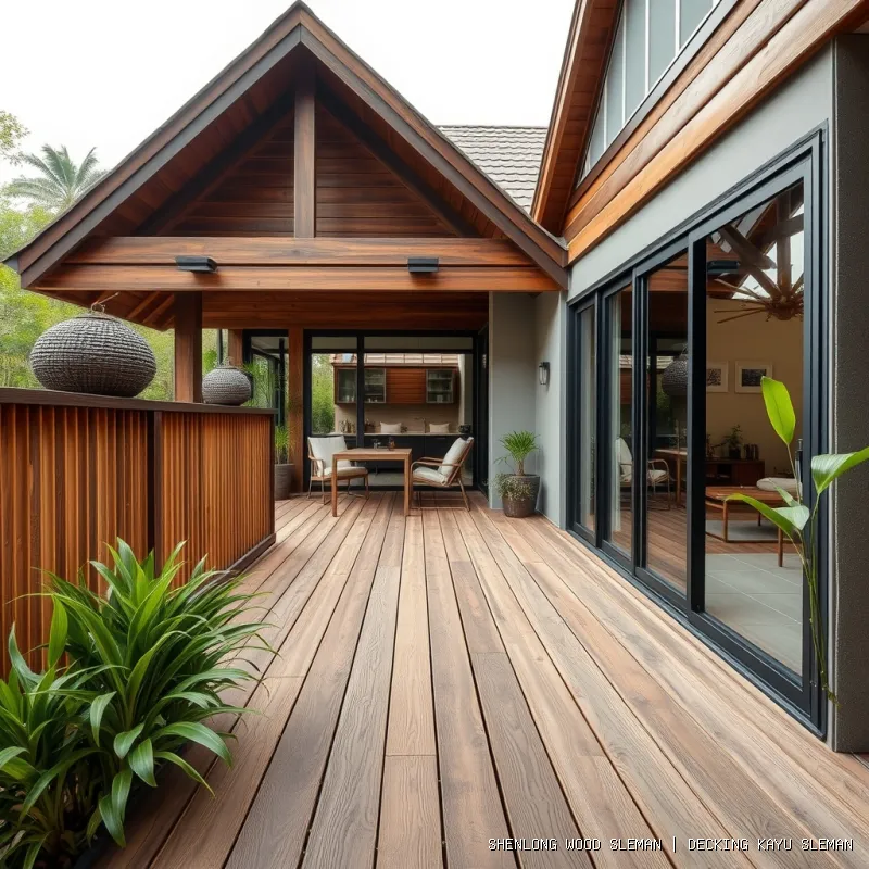 Decking Kayu Sleman