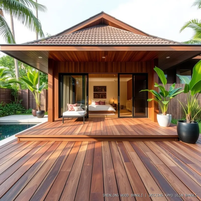 decking kayu ulin Bangli