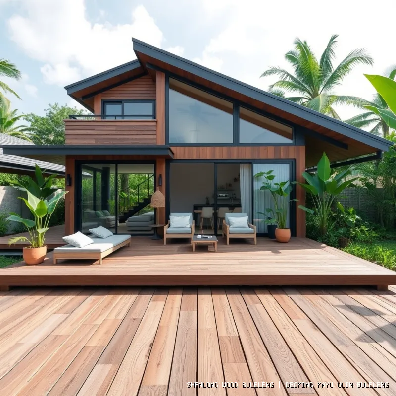decking kayu ulin Buleleng