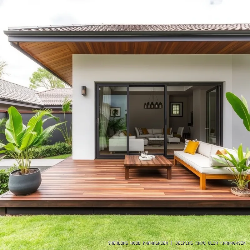 Decking Kayu Ulin Karangasem