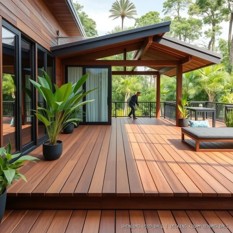 Decking Kolam Renang Bali