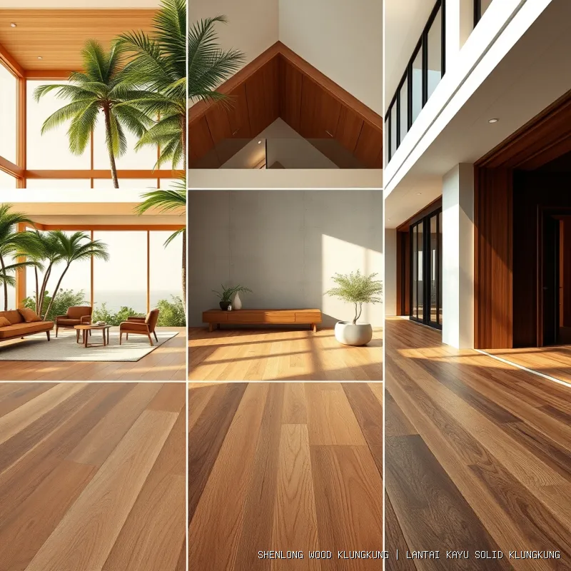 Lantai Kayu Solid Klungkung