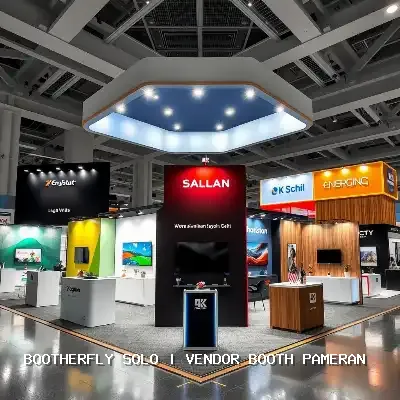 vendor booth pameran Solo