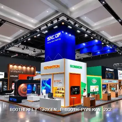 booth pameran 2x2 Sragen