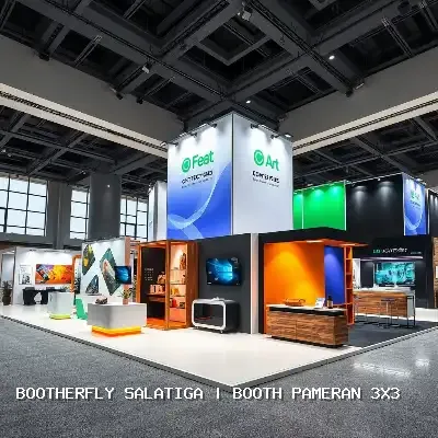booth pameran 3x3 Salatiga