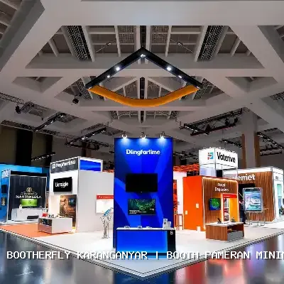 booth pameran minimalis Karanganyar