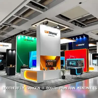 booth pameran minimalis Sragen
