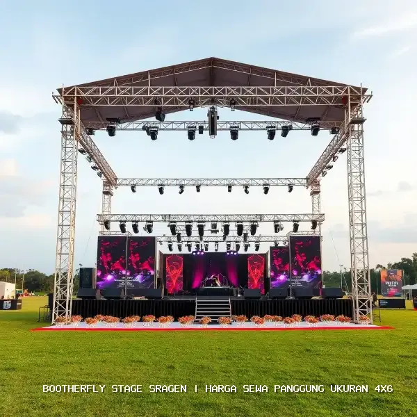 harga sewa panggung ukuran 4x6 Sragen