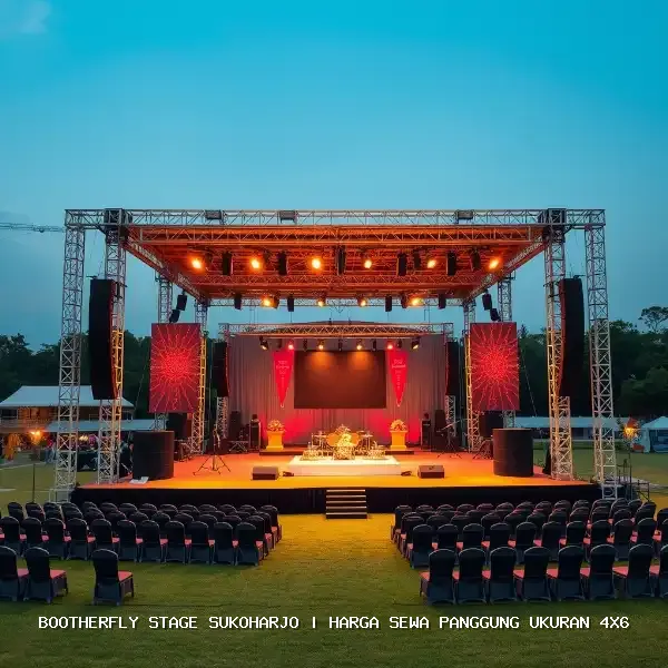 harga sewa panggung ukuran 4x6 Sukoharjo