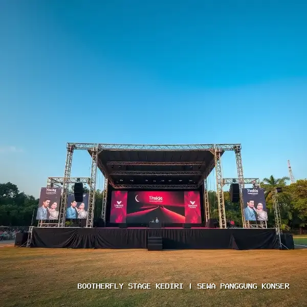 Sewa Panggung Konser Kediri – Bootherfly Stage