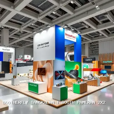Booth Pameran 2×2 Bangkalan Dengan Desain Menarik