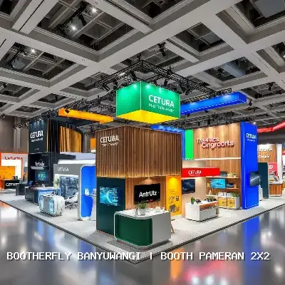 Booth Pameran 2×2 Banyuwangi dengan Desain Menarik dan Berkualitas