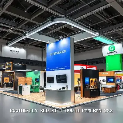 Booth Pameran 2×2 Kediri Dengan Desain Menarik dan Profesional