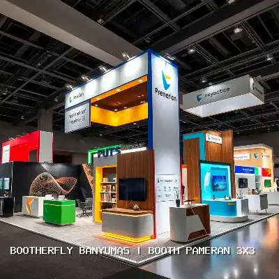 Booth Pameran 3×3 Banyumas Dengan Desain Menarik