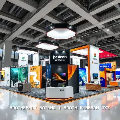 Booth Pameran 3×3 Batang, Desain Menarik dan Berkualitas