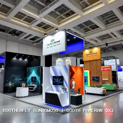 booth pameran 3x3 Bondowoso