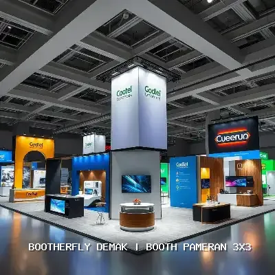 Booth Pameran 3×3 Demak dengan Desain Menarik dan Efisien