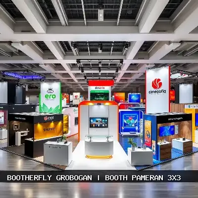 Booth Pameran 3×3 Grobogan Dengan Desain Menarik dan Kualitas Terjamin