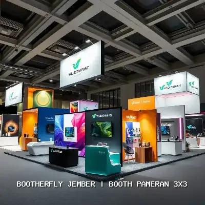 booth pameran 3x3 Jember
