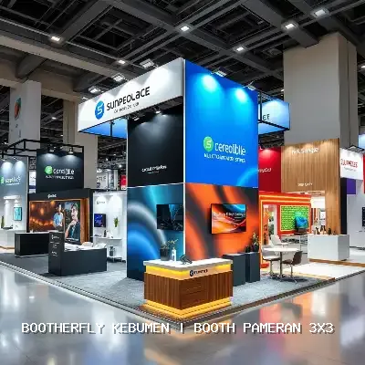 Booth Pameran 3×3 Kebumen Dengan Desain Menarik