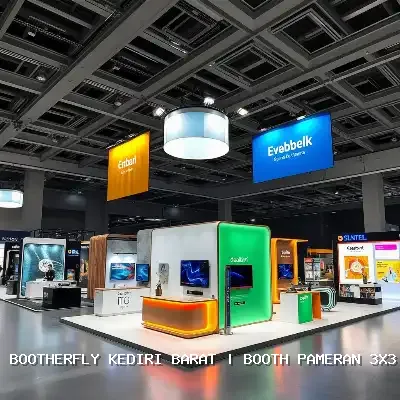 Booth Pameran 3×3 Kediri Barat Dengan Desain Menarik