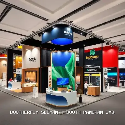 Booth Pameran 3×3 Sleman dengan Desain Profesional dan Kualitas Terbaik