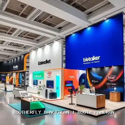 Booth Pameran Bangkalan Dengan Desain Menarik Dan Profesional