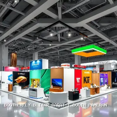 Booth Pameran Blitar Barat Dengan Desain Menarik dan Profesional