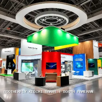 Booth Pameran Kediri Barat Dengan Desain Menarik dan Berkualitas