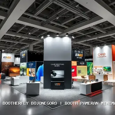 Booth Pameran Minimalis Bojonegoro Dengan Desain Menarik