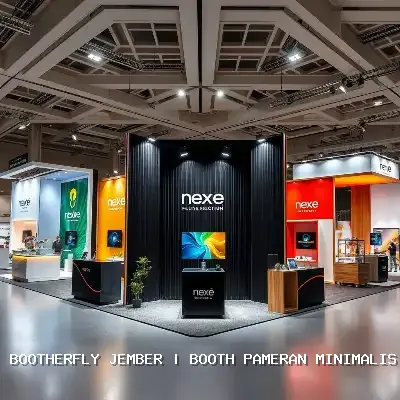 booth pameran minimalis Jember