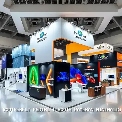 Booth Pameran Minimalis Kediri dengan Desain Modern dan Berkualitas