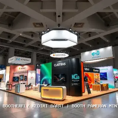 Booth Pameran Minimalis Kediri Barat dengan Kontrol Kualitas Tinggi