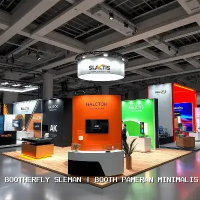 Booth Pameran Minimalis Sleman Dengan Desain Profesional