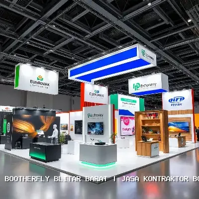 Jasa Kontraktor Booth Blitar Barat Dengan Desain Menarik