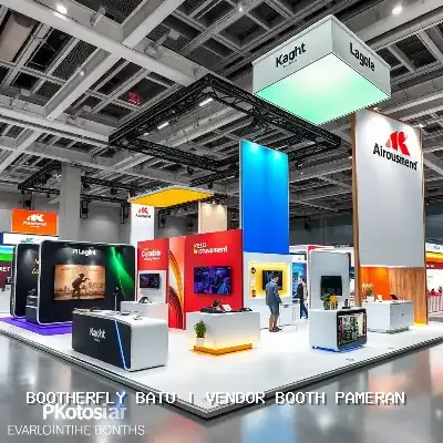 Vendor Booth Pameran Batu Dengan Desain Menarik dan Berkualitas