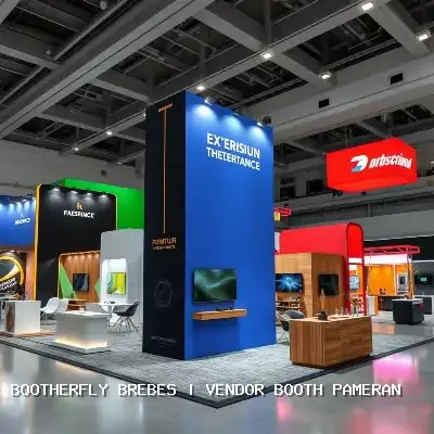 Vendor Booth Pameran Brebes Dengan Desain Profesional