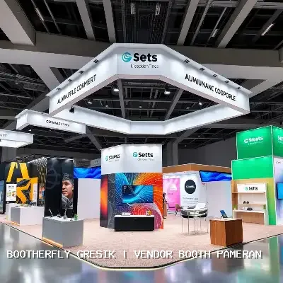 Vendor Booth Pameran Gresik Dengan Desain Profesional