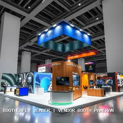 Vendor Booth Pameran Jember Dengan Desain Menarik dan Berkualitas